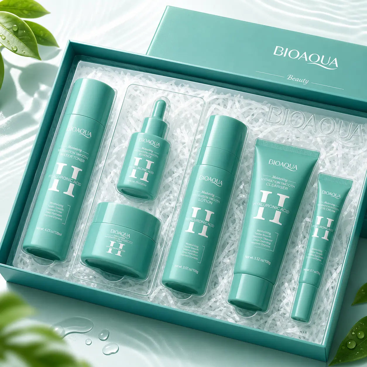 KIT FACIAL BIOAQUA 6 EN 1.       Hidrata, nutre y repara!